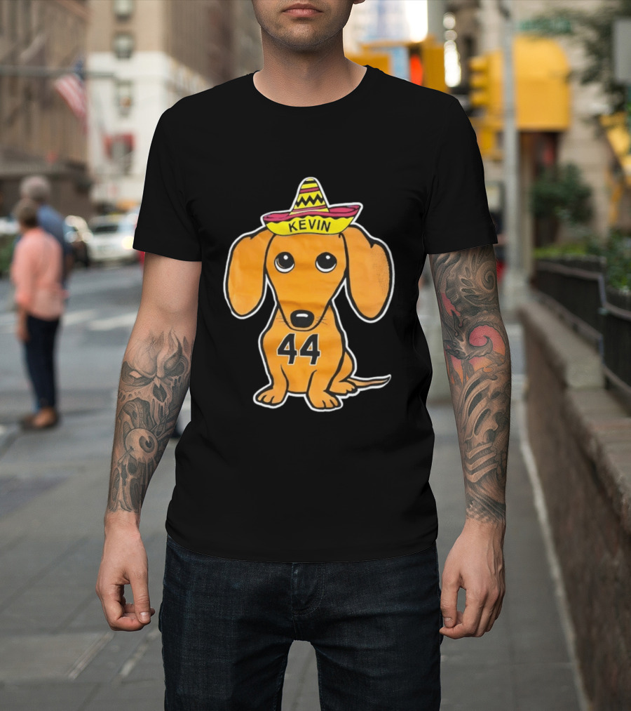 Cinco De Mayo Wiener Dog Kevin Sombrero 44 T-Shirt