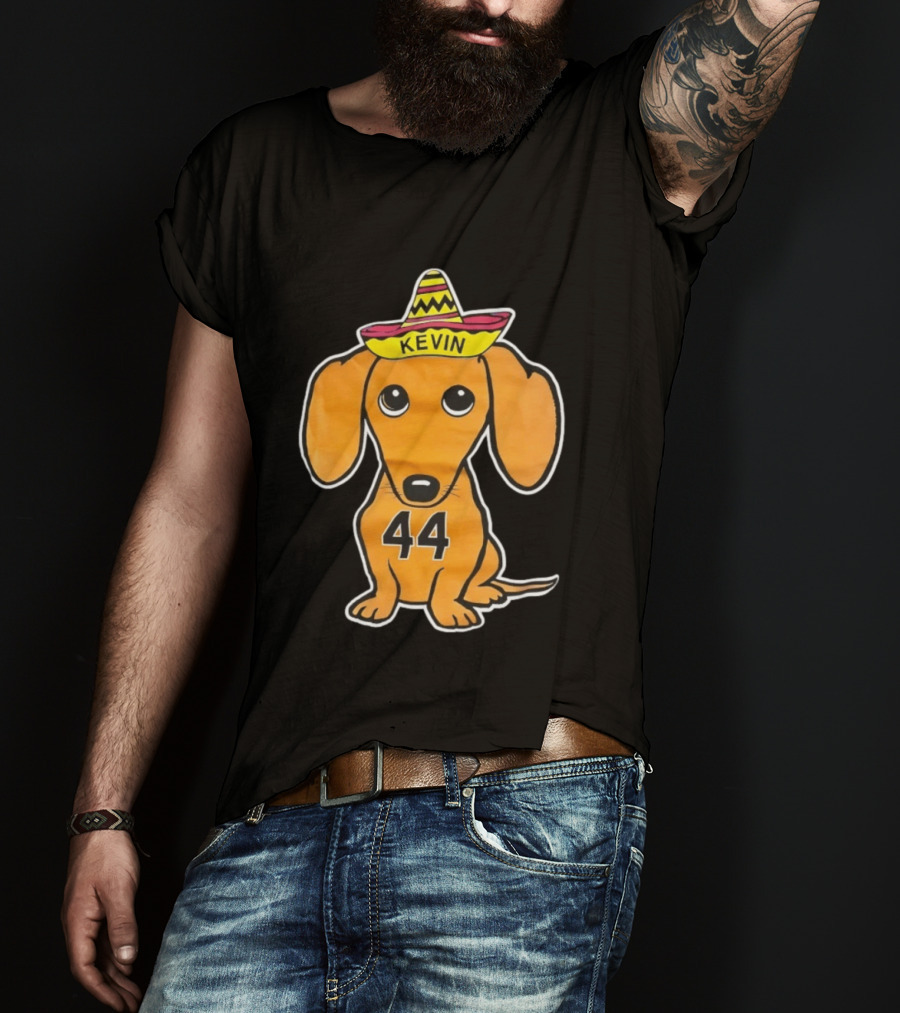 Cinco De Mayo Wiener Dog Kevin Sombrero 44 T-Shirt