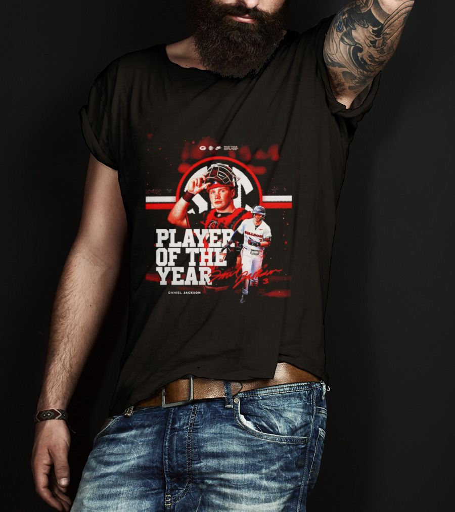 Daniel Jackson Georgia Bulldogs Player Of The Year Athletic Performance Excellence T-Shirt