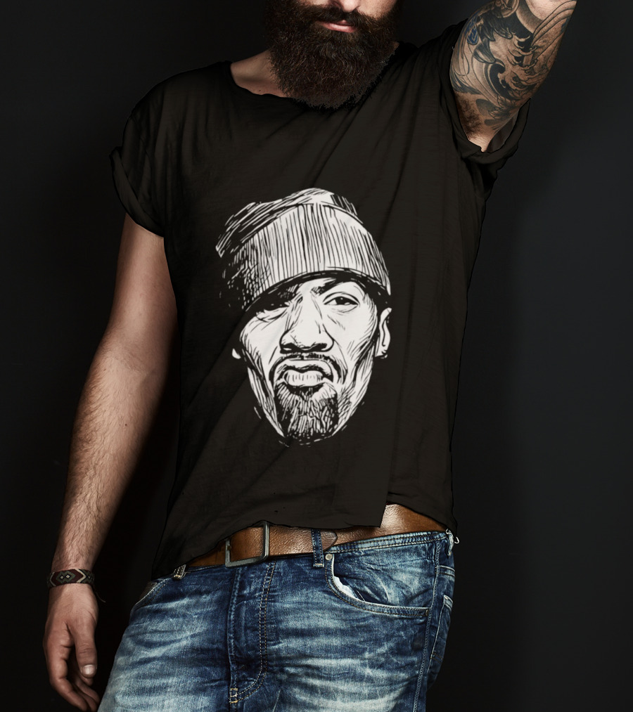 Redman Hip Hop Big Face Beanie Expression T-Shirt