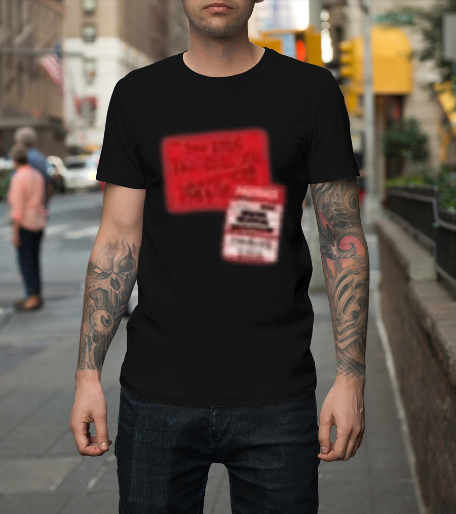 Revealed Clothing Hardwell Sticker Tour 2026 Red Visions T-Shirt