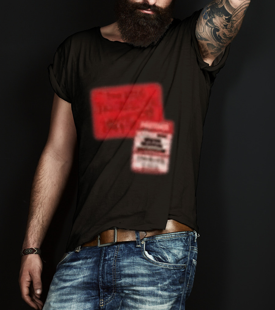 Revealed Clothing Hardwell Sticker Tour 2026 Red Visions T-Shirt