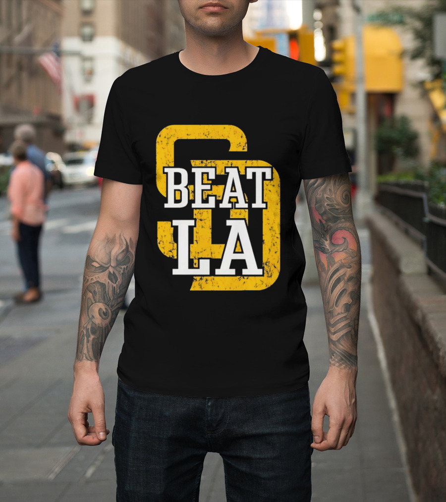 San Diego Padres Beat LA Dodgers Victory T-Shirt
