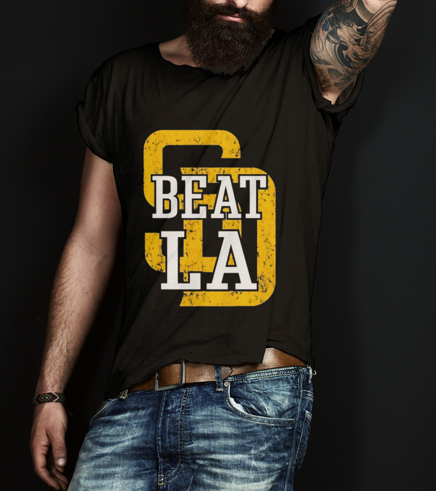San Diego Padres Beat LA Dodgers Victory T-Shirt