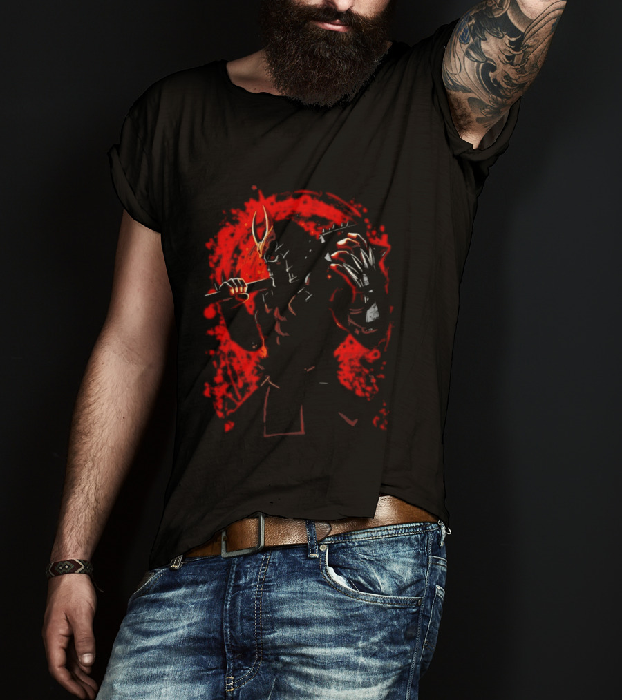 Shao Kahn Mortal Kombat Emperor Of Outworld Warrior Red T-Shirt