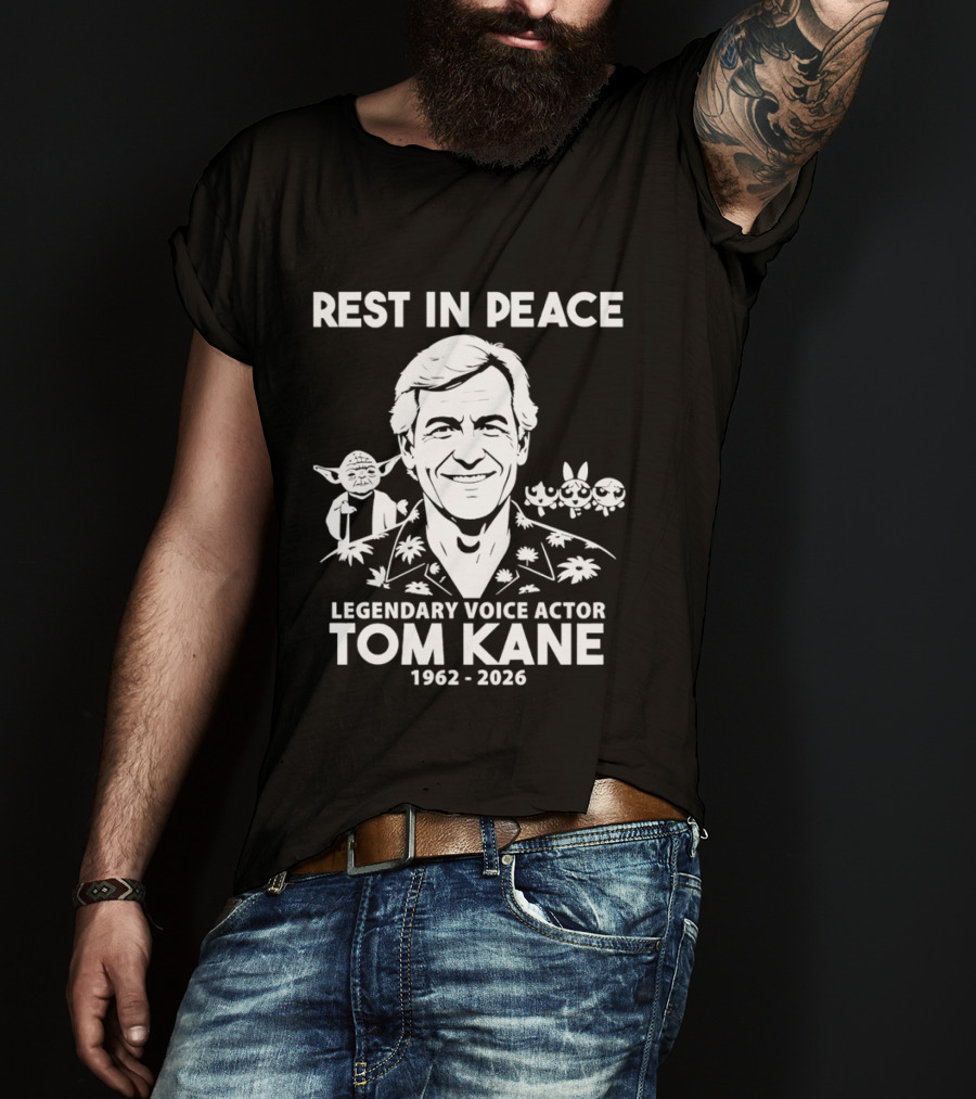 Rest In Peace Legendary Voice Actor Tom Kane 1962 2026 Memorial Yoda T-Shirt