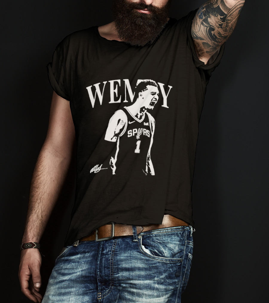 Wemby Spurs Basketball Victor Wembanyama Go Spurs Go T-Shirt