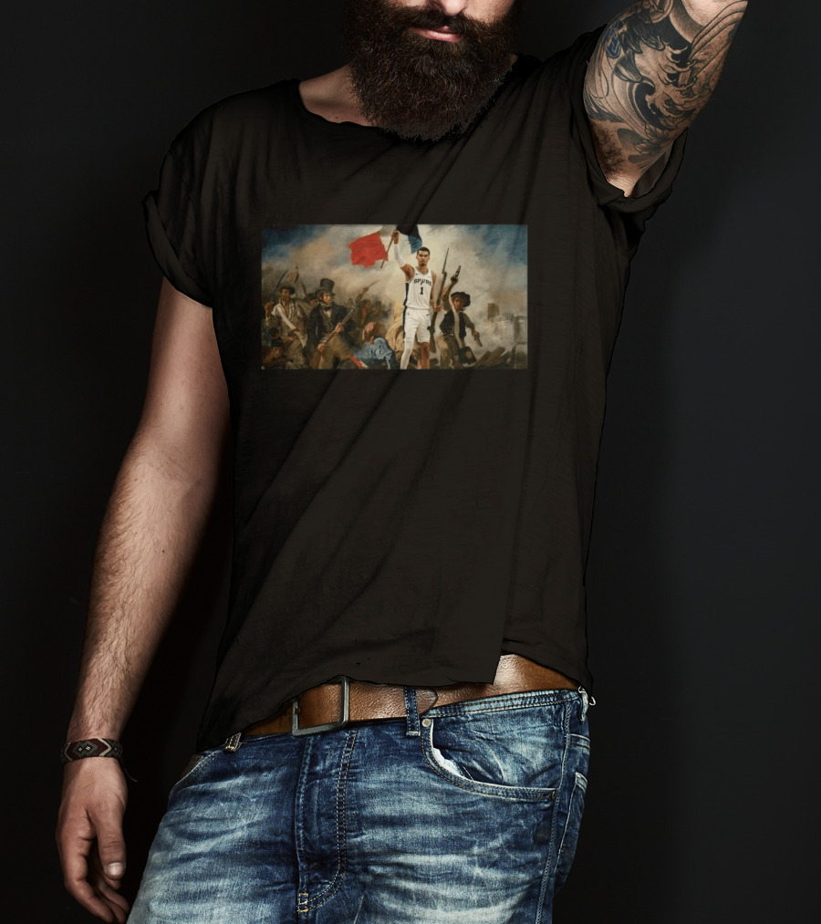 Victor Wembanyama Spurs Liberty Leading The People T-Shirt