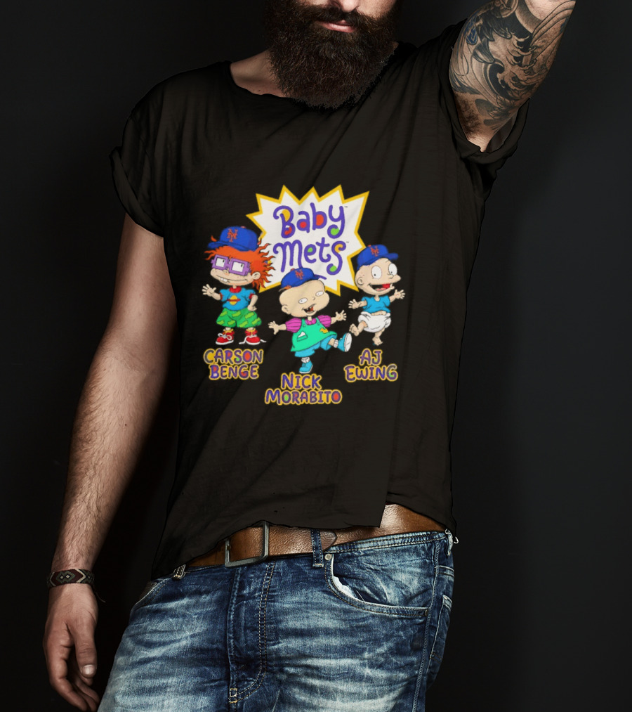 Baby Mets Carson Benge Nick Morabito AJ Ewing Characters T-Shirt