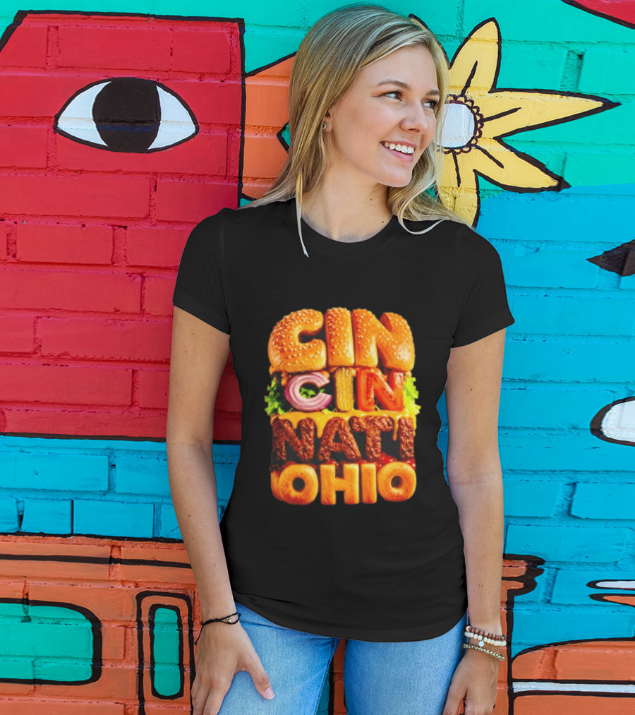 Cincinnati Burger Ohio Food T-Shirt