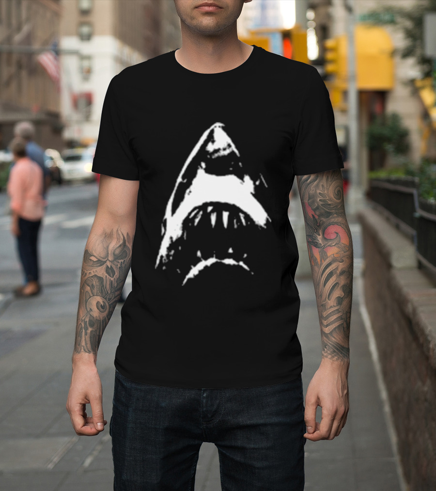 Out Of Time Studio Jaws Terror Promo Shark Teeth T-Shirt