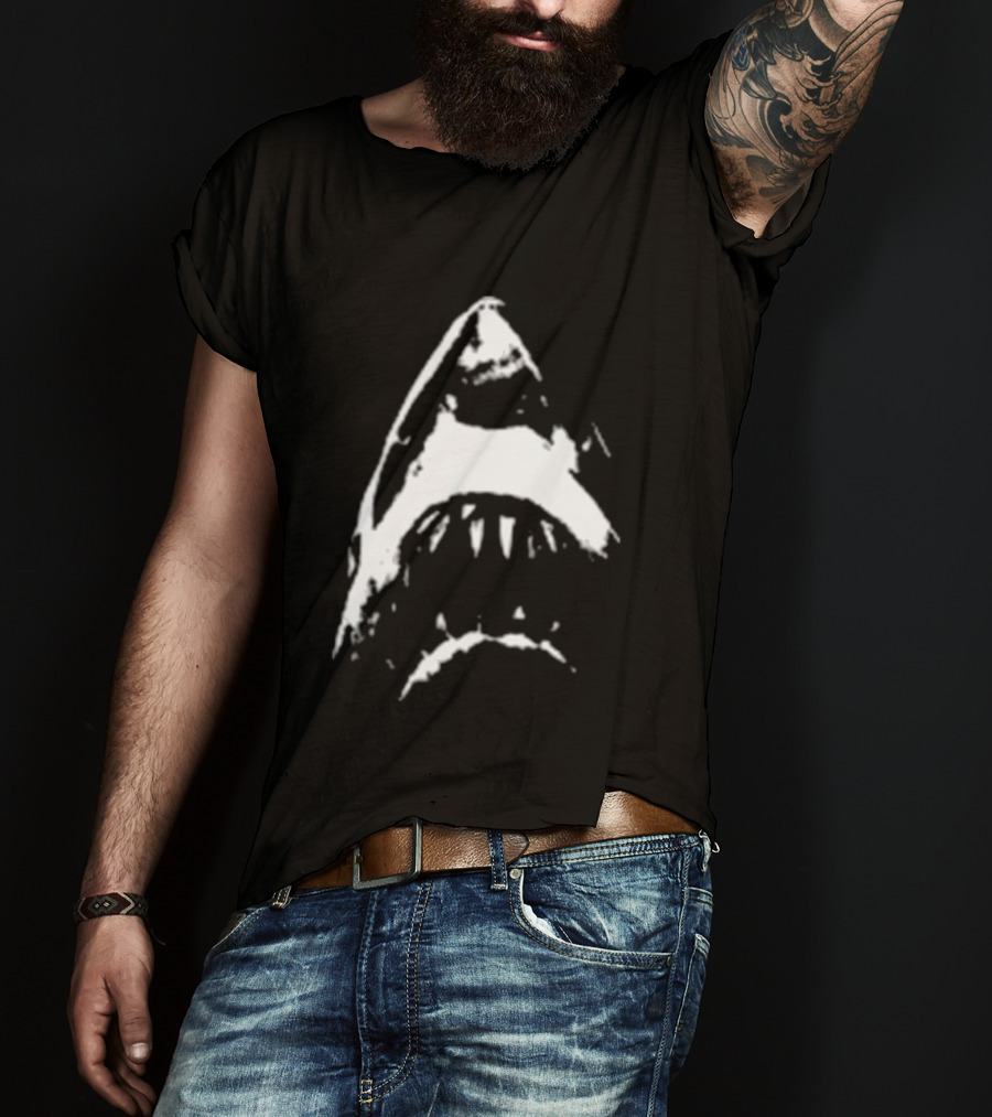Out Of Time Studio Jaws Terror Promo Shark Teeth T-Shirt