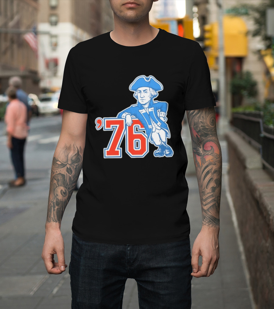 George Washington Bicentennial 1776 1976 Retro Style Patriot T-Shirt