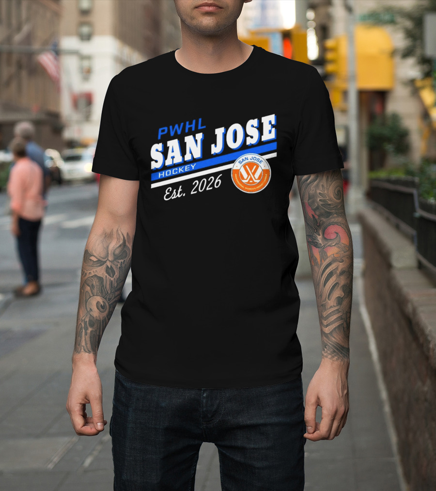 PWHL San Jose Hockey Est 2026 Women's Team T-Shirt