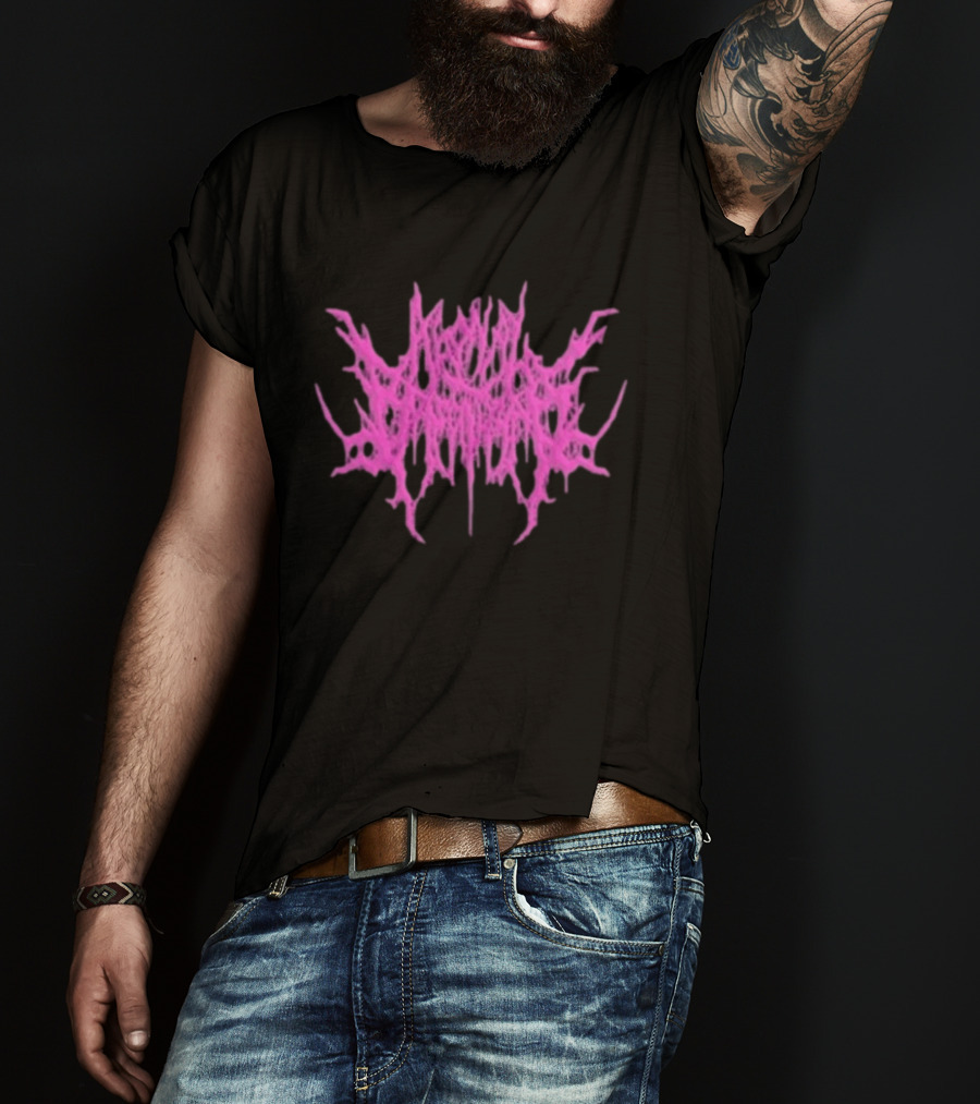 Reality Fade Agonal Breathing Pink Distorted T-Shirt