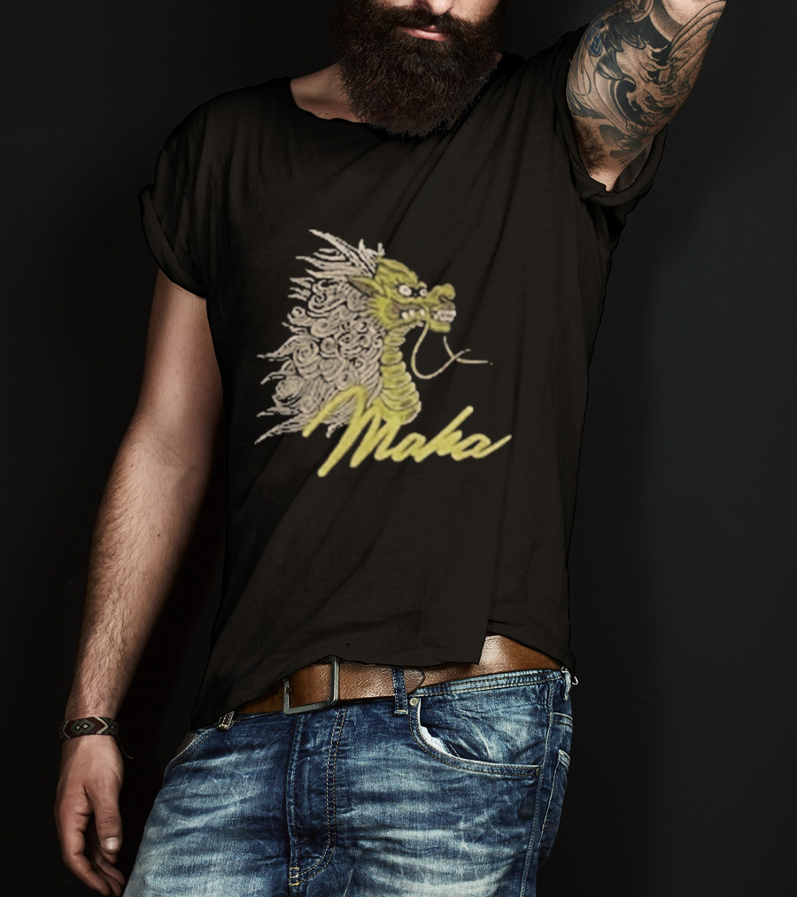 Shelflife Maharishi Year Of The Fire Dragon Motif Make T-Shirt
