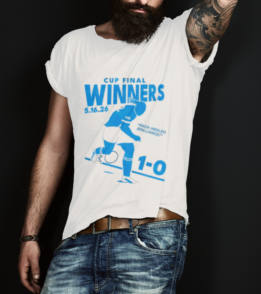 Cup Final Winners 2026 Back Heeled Brilliance 1 0 T-Shirt