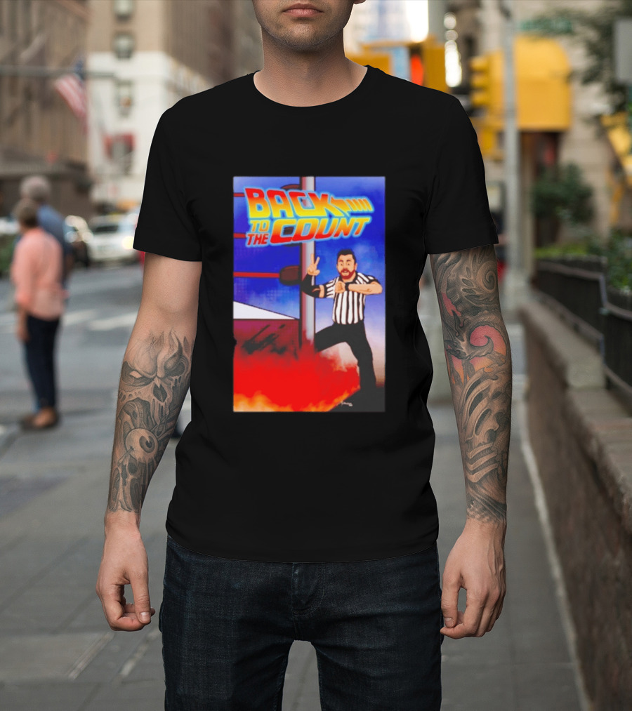Daniel Spencer Back To The Count Wrestling Referee Nostalgia T-Shirt