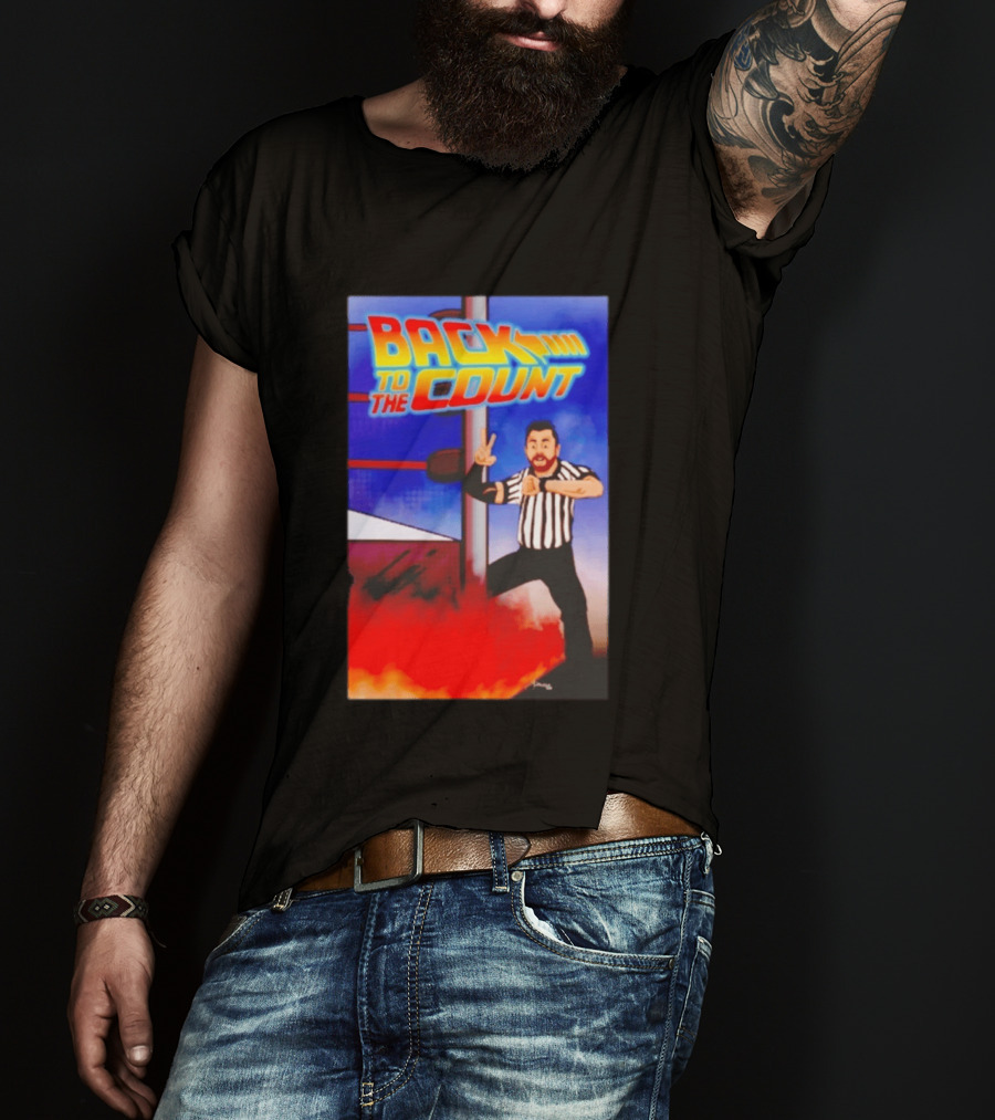 Daniel Spencer Back To The Count Wrestling Referee Nostalgia T-Shirt
