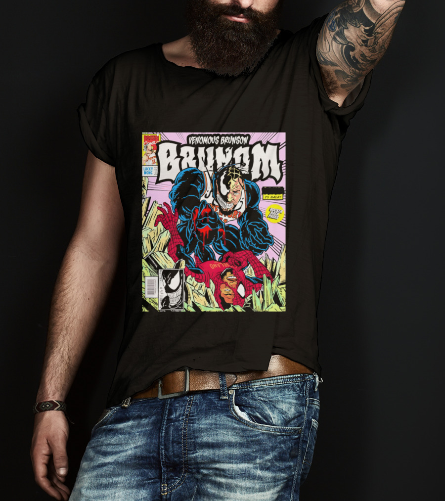 Venomous Brunson Lethal Protector Comic Cover New York Knicks T-Shirt