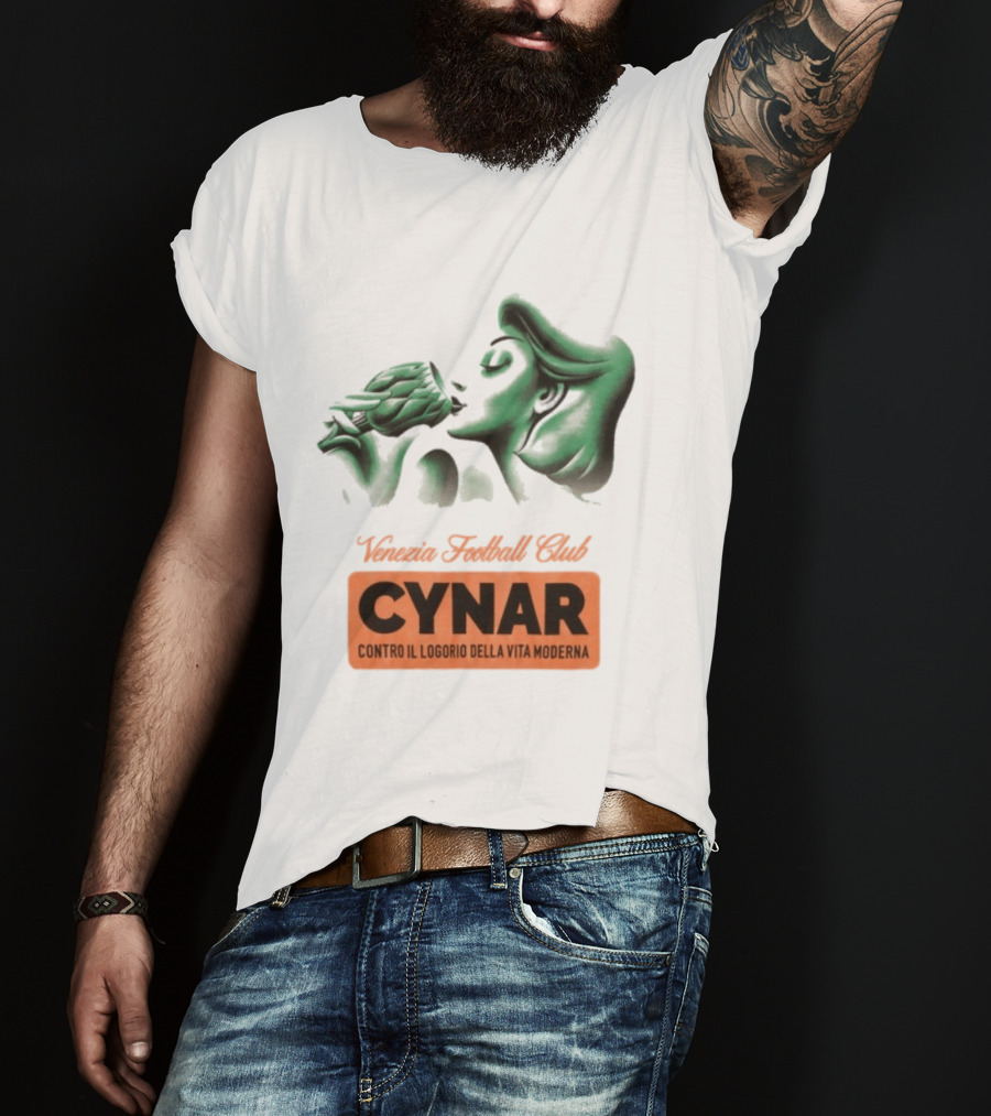 Venezia Football Club Cynar Contro Il Logorio Della Vita Moderna Artichoke Head T-Shirt