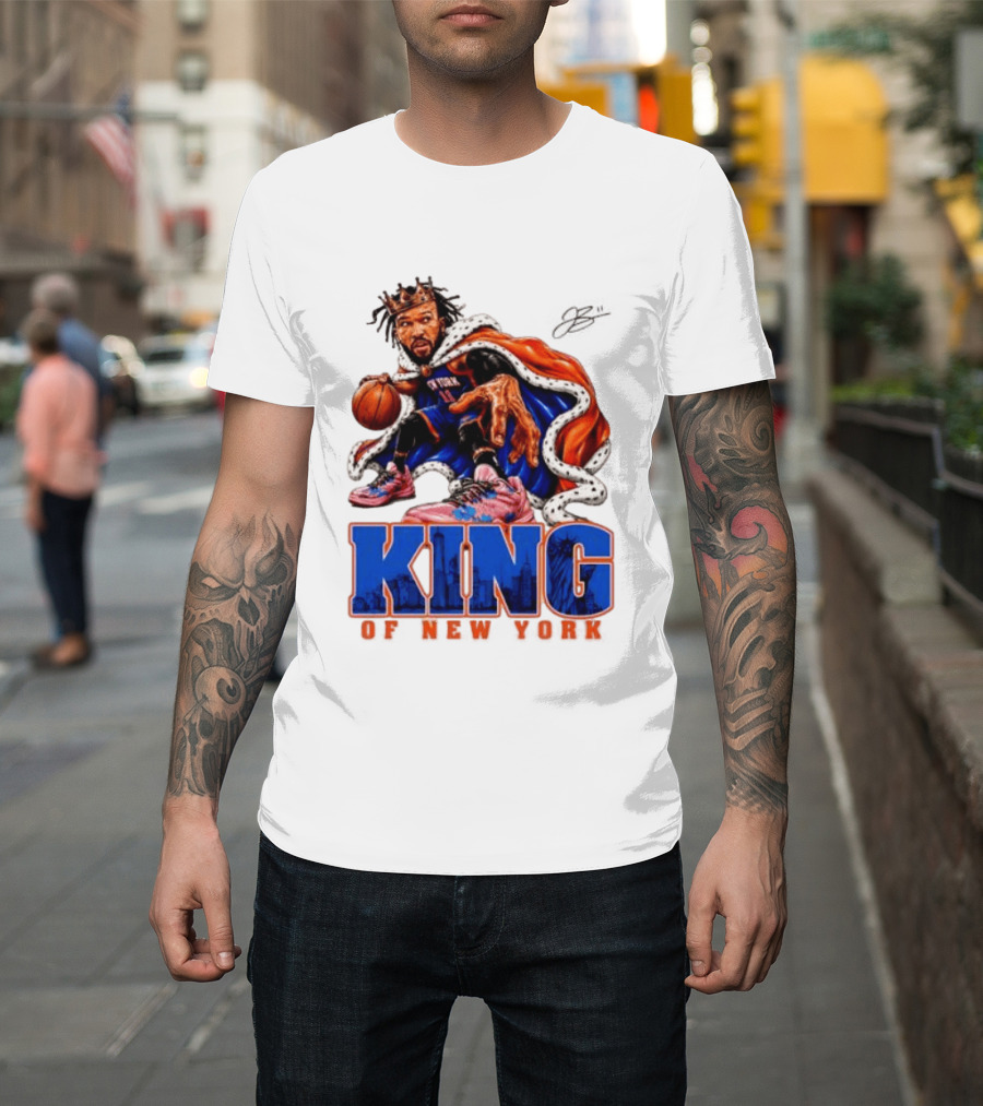 Jalen Brunson 2026 King Of New York Knicks NBA Basketball T-Shirt