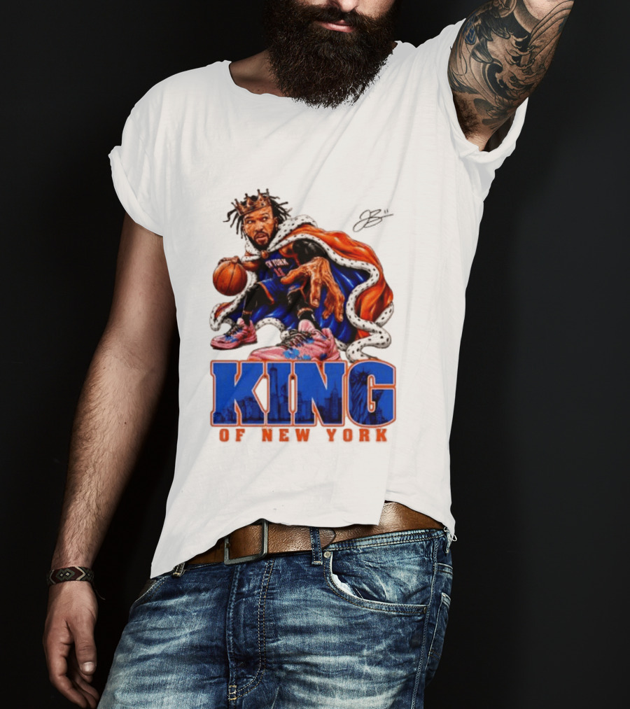 Jalen Brunson 2026 King Of New York Knicks NBA Basketball T-Shirt