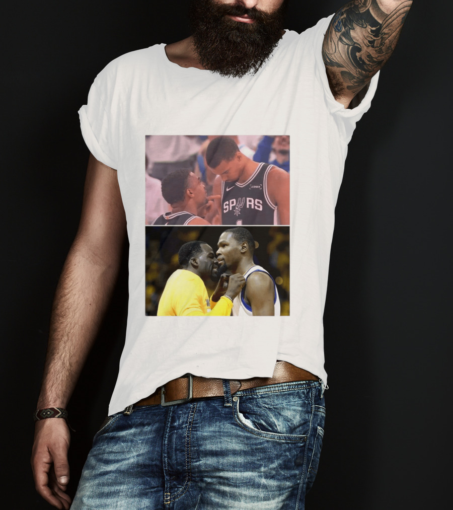 Wemby Keldon Johnson Spurs Draymond Meme Recreation T-Shirt