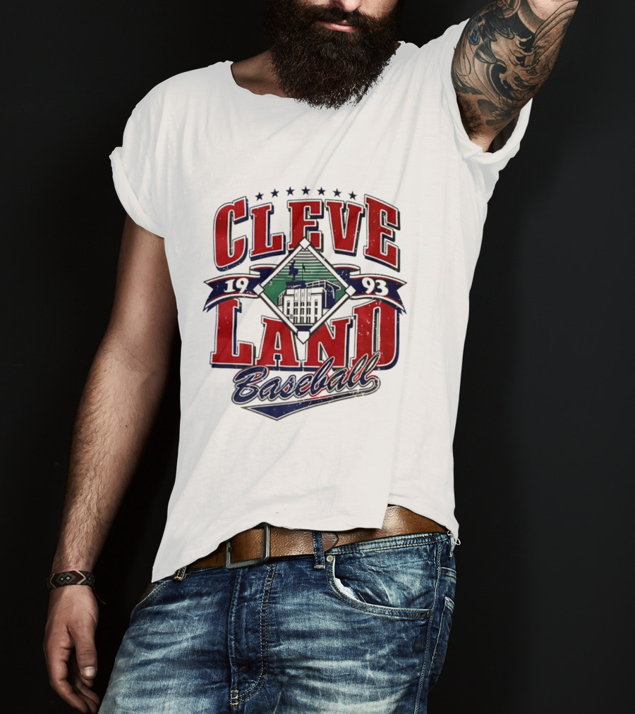 Cleve Land 1993 Baseball Vintage Collectible T-Shirt