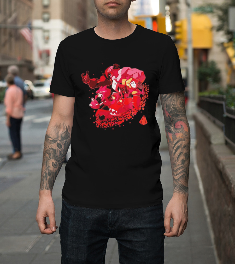 Syntax Gameoverse Characters Explosion Video Game T-Shirt