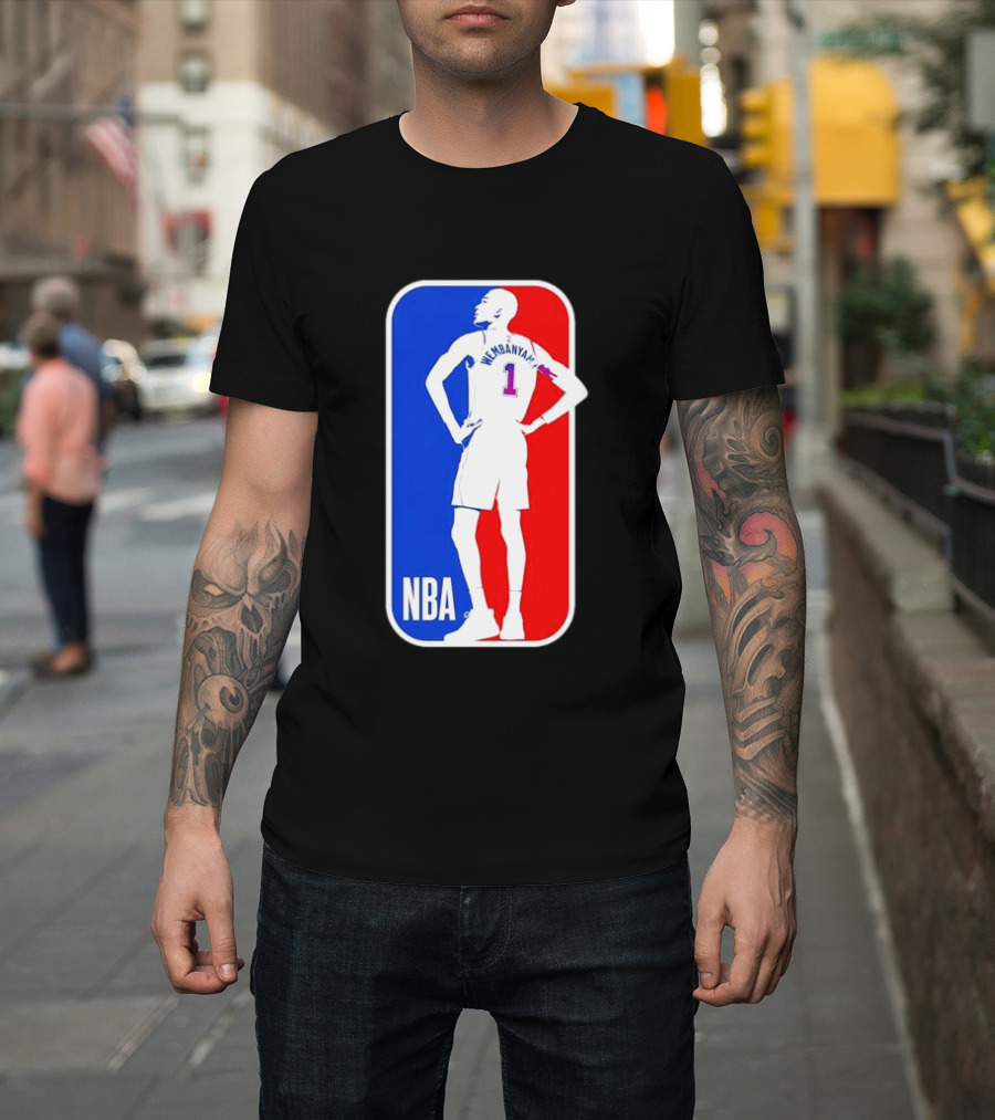 NBA Victor Wembanyama Number 1 Player T-Shirt