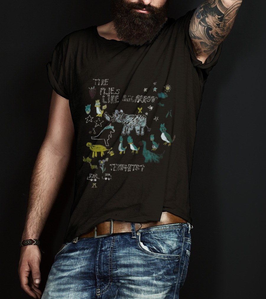Tine Fiiles Like Anrrow Thought Doodle Woonhak Boynextdoor Maison Mihara Yasuhiro T-Shirt