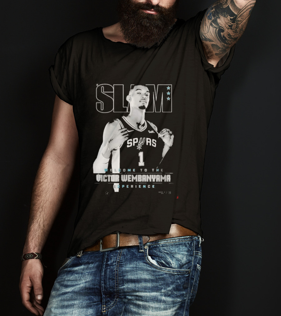 Slam Spurs Victor Wembanyama Welcome To The Future T-Shirt