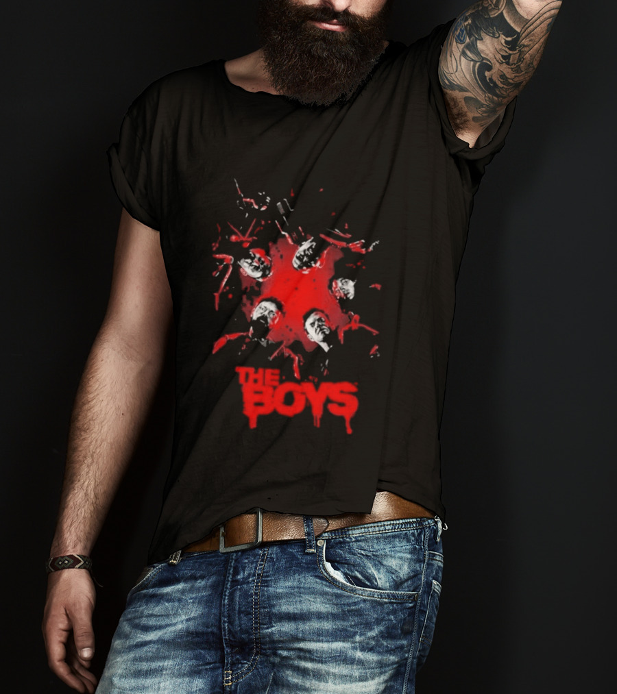 The Boys Blood Red Splatter Horror T-Shirt