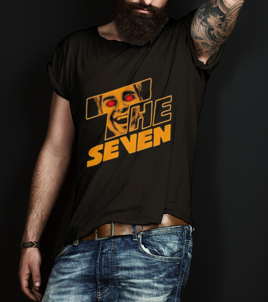 The Boys The Seven Homelander Red Eyes Yellow Face T-Shirt