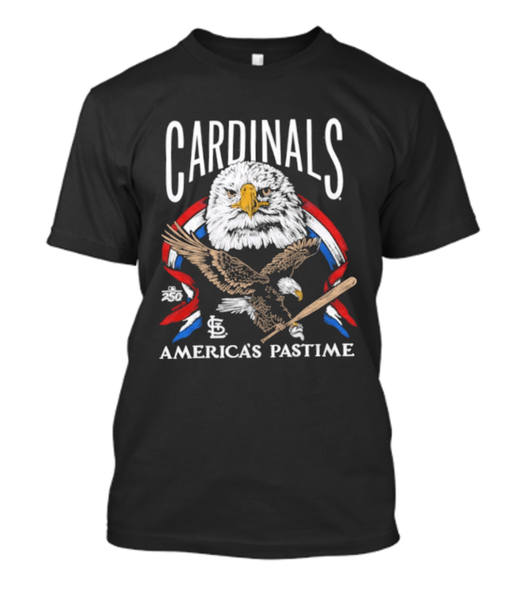 St. Louis Cardinals America's Pastime Bald Eagle Celebration T-Shirt