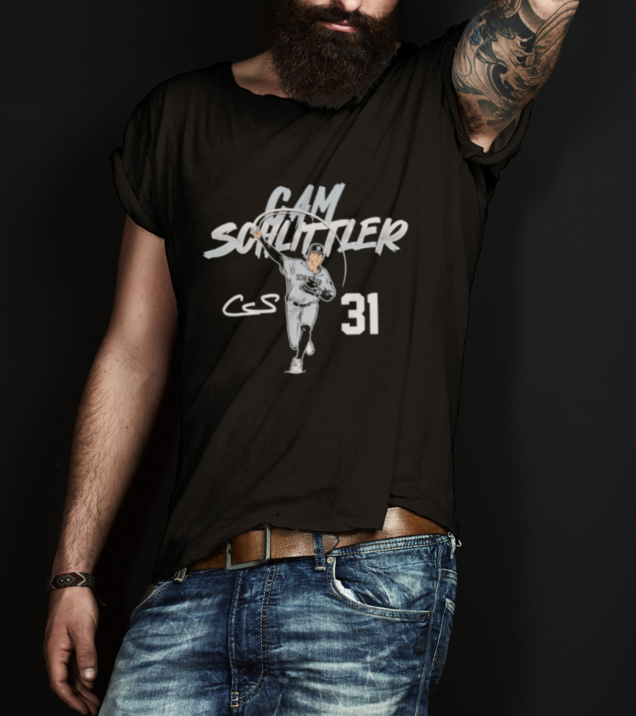 Cam Schlittler New York Yankees Number 31 Ace Pose T-Shirt