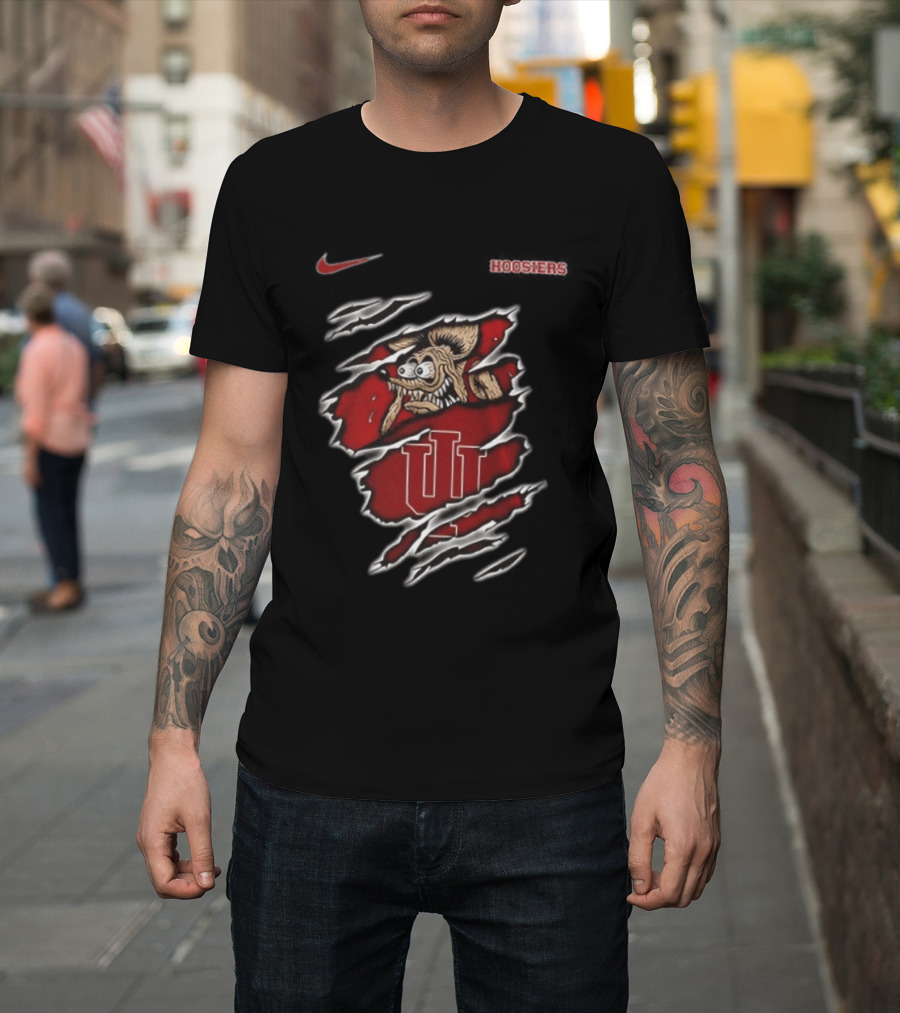 Indiana Hoosiers NCAA Rat Fink Nike Hoosiers Built To Not To Bow T-Shirt