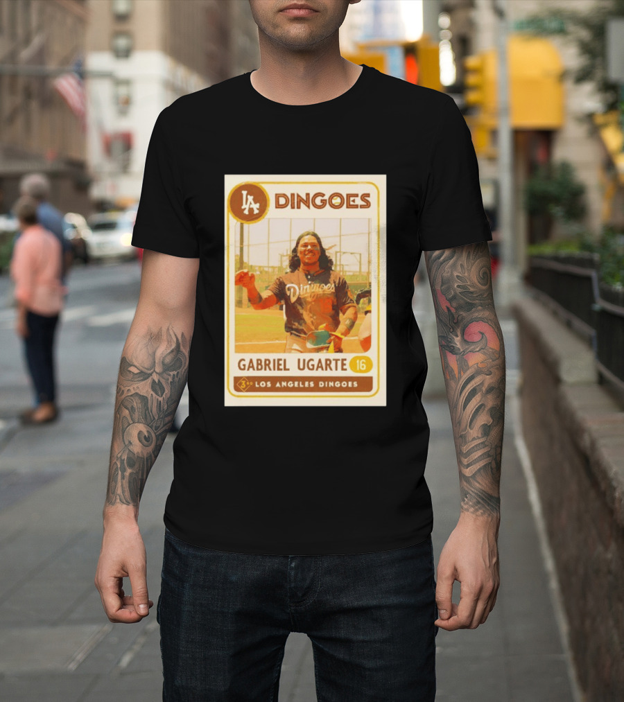 Los Angeles Dingoes Gabriel Ugarte 16 Player Card T-Shirt