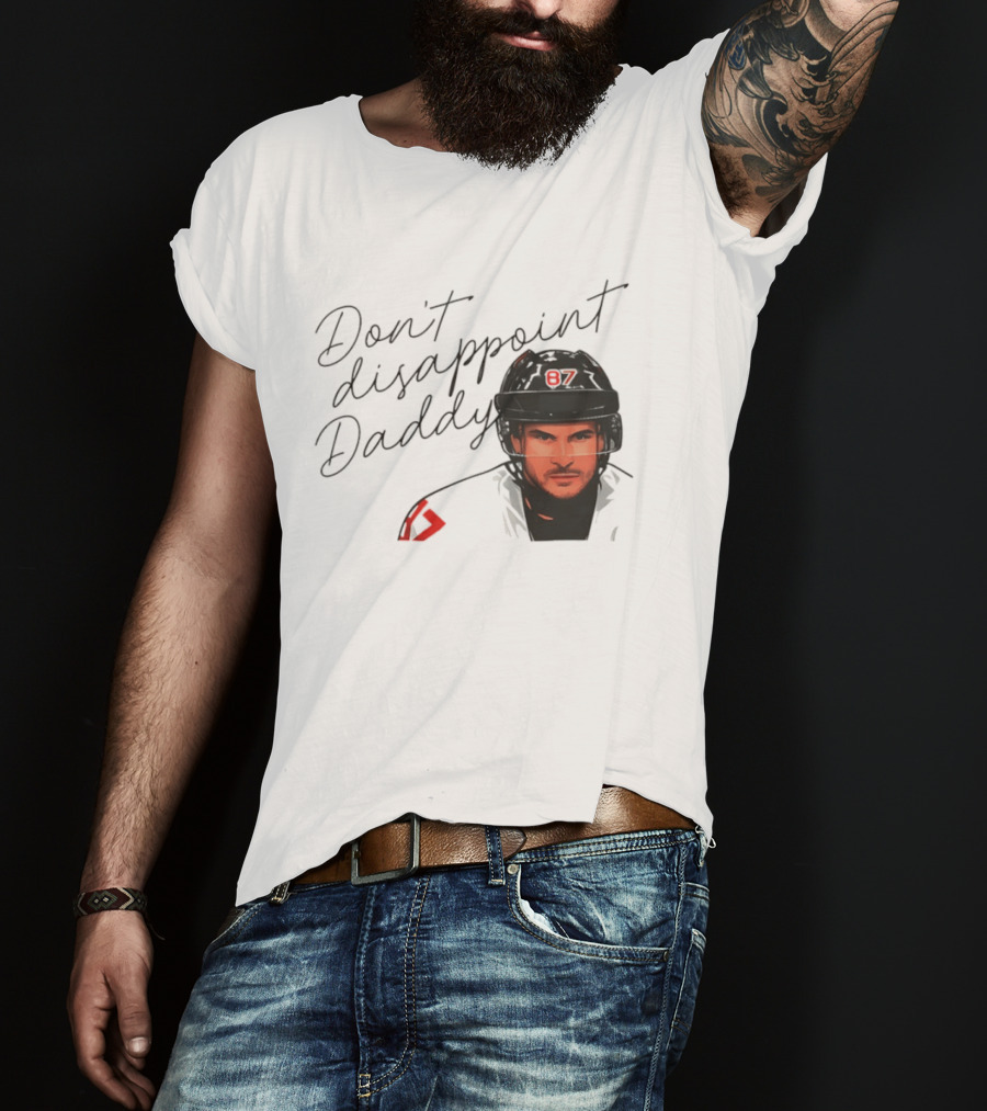 Don't Disappoint Daddy Sidney Crosby Hockey Legend 87 T-Shirt