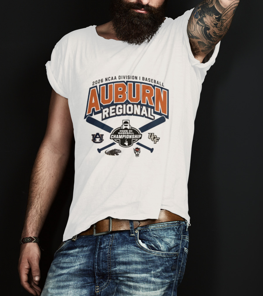 2026 NCAA Division I Baseball Auburn Regional Championship T-Shirt