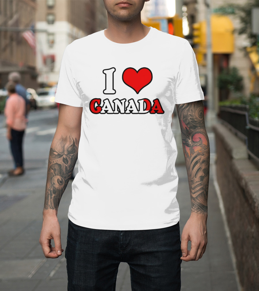 I Heart Canada Love T-Shirt