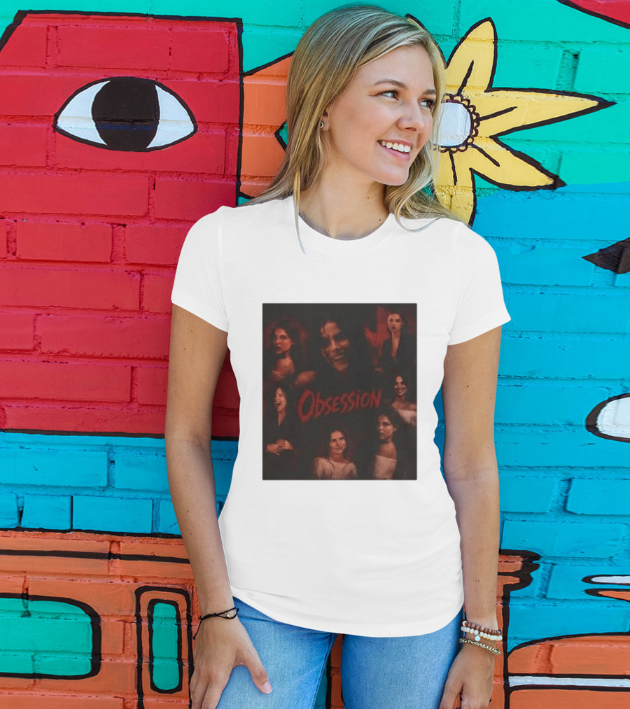 Obsession Nikki Multiple Expressions Dark Red Portraits T-Shirt