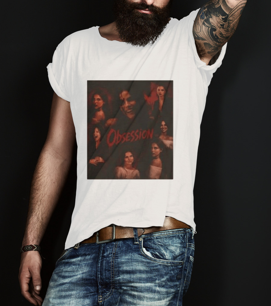 Obsession Nikki Multiple Expressions Dark Red Portraits T-Shirt