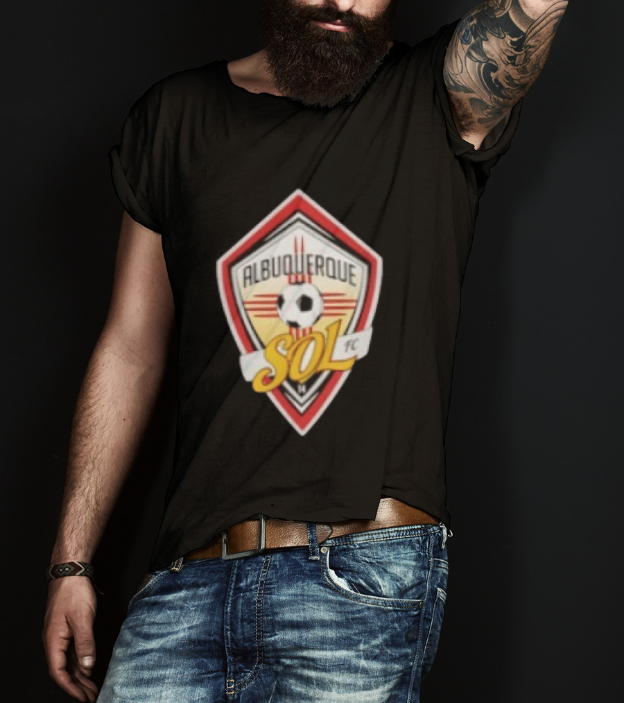 Albuquerque Sol FC Soccer Emblem 2026 Football T-Shirt