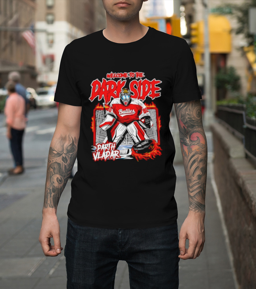 Broad Street Bullies Welcome To The Dark Side Darth Vader Hockey T-Shirt