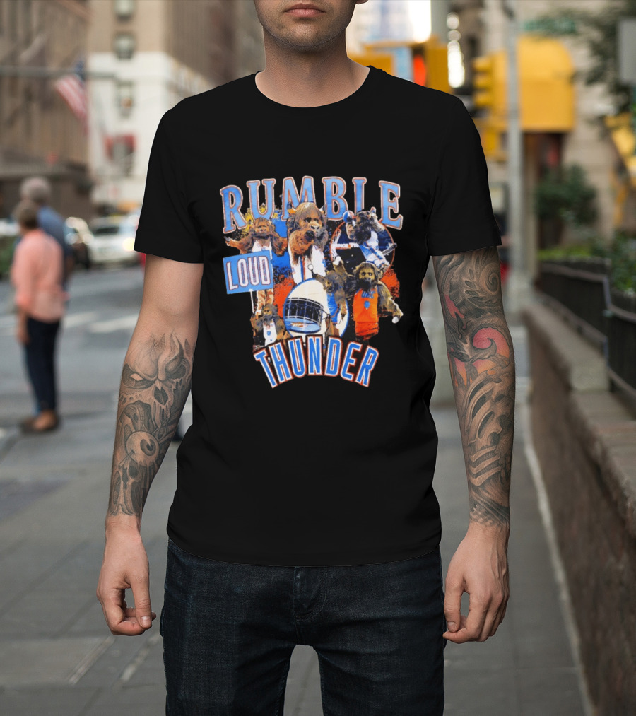 Rumble Loud Thunder Oklahoma City Crossroads T-Shirt
