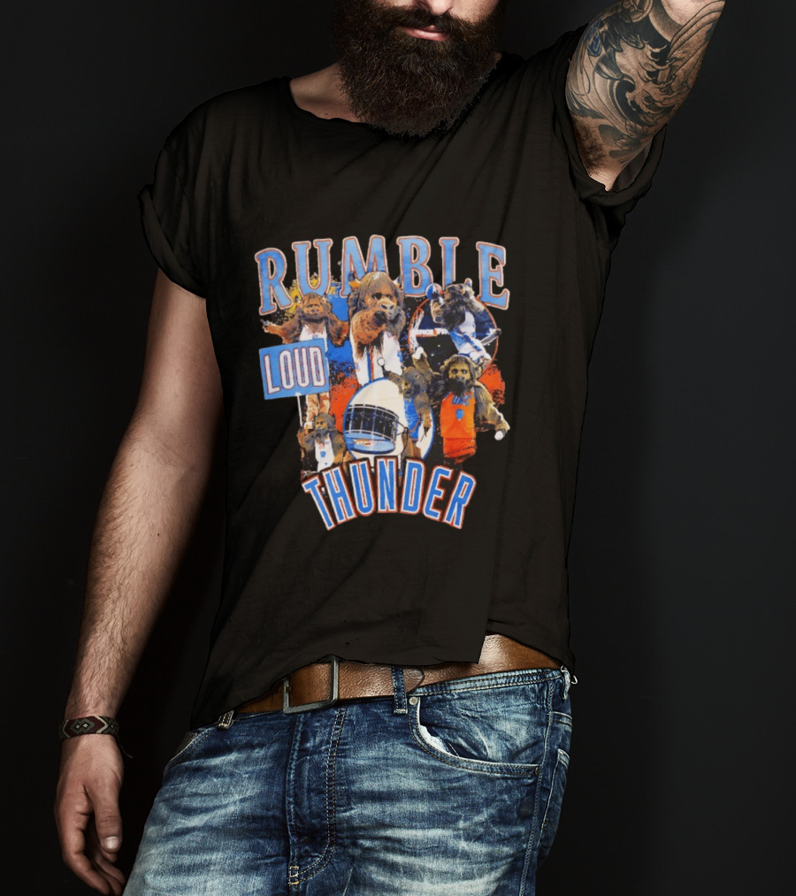 Rumble Loud Thunder Oklahoma City Crossroads T-Shirt