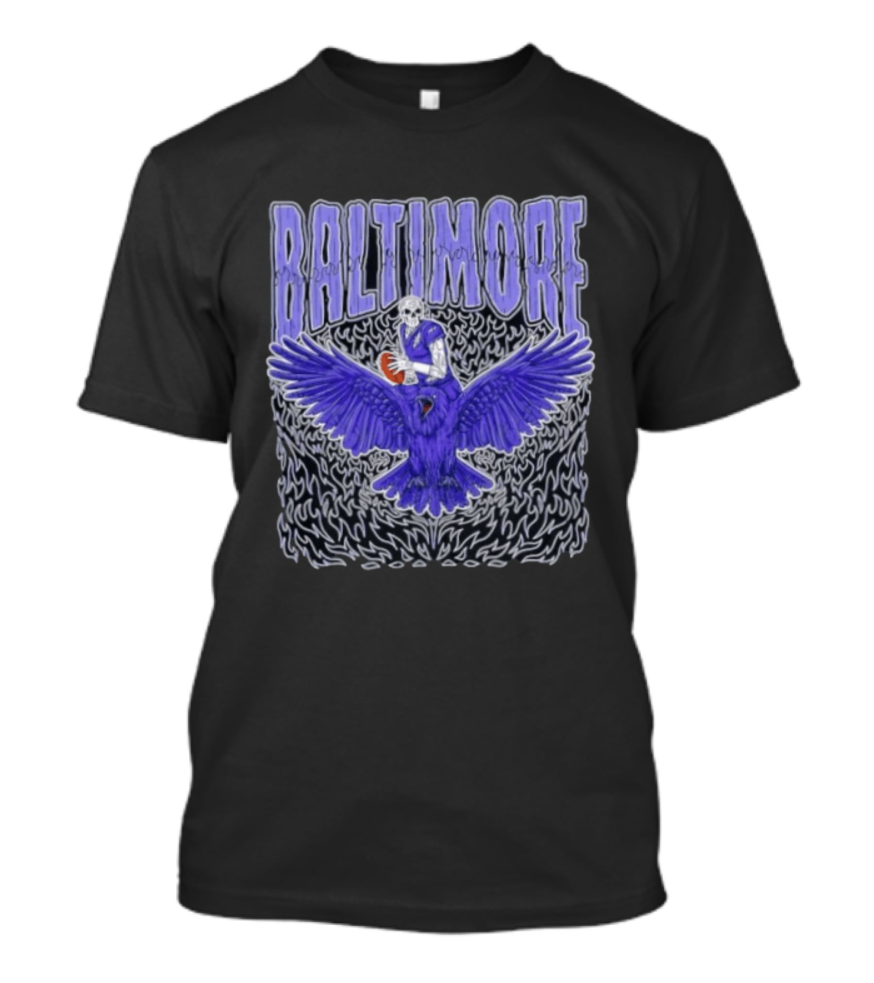 Skeleton Baltimore Ravens Rugby T-Shirt