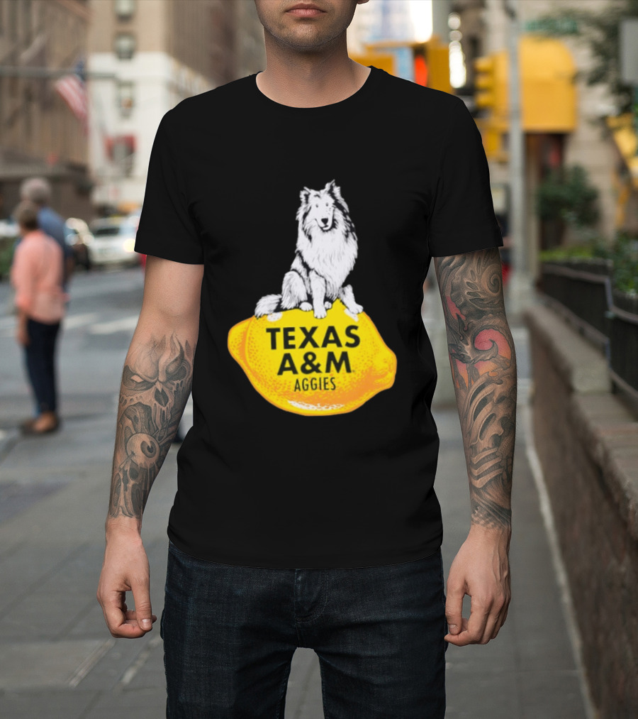 Texas A And M Aggies Husky Lemon T-Shirt